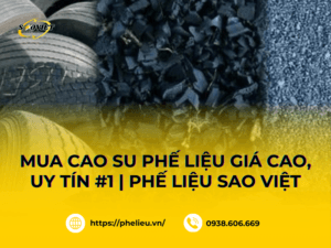 Phế liệu cao su đang được thu mua với giá cao