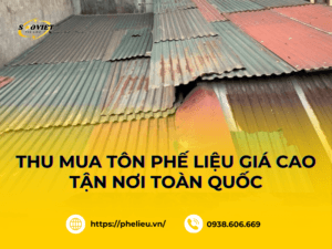 Tôn phế liệu được thu mua với giá khá cao