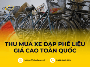Xe đạp phế liệu ngày càng được thu mua với giá cao