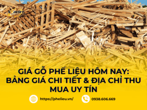 Phế liệu gỗ được thu gom với khá cao