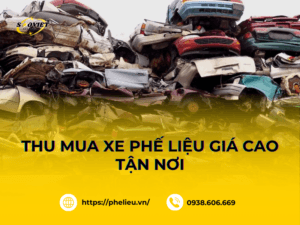 Số lượng xe phế liệu trên thị trường ngày càng nhiều