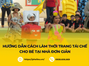 Thời trang tái chế cho bé vừa độc đáo vừa ý nghĩa