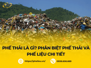 Phế thải đang dần trở thành vấn đề nóng mà toàn cầu phải quan tâm