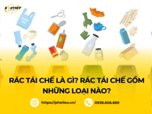 Khái niệm về rác tái chế không quá khó hiểu