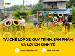 Ngành công nghiệp tái chế lốp xe ngày càng phát triển