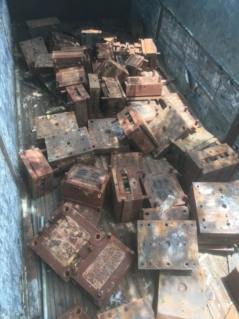 hình ảnh thu mua phế liệu thực tế tại Tiền Giang