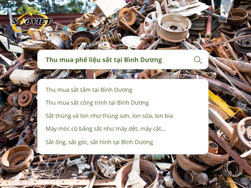 Thu mua phế liệu sắt tại Bình Dương