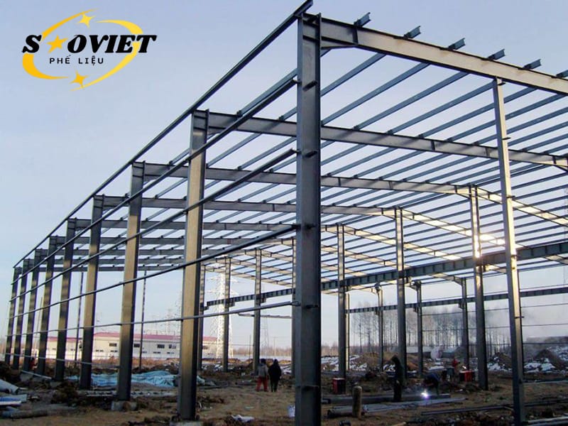 Có khá nhiều yếu tố tác động đến giá thu mua khung thép nhà tiền chế