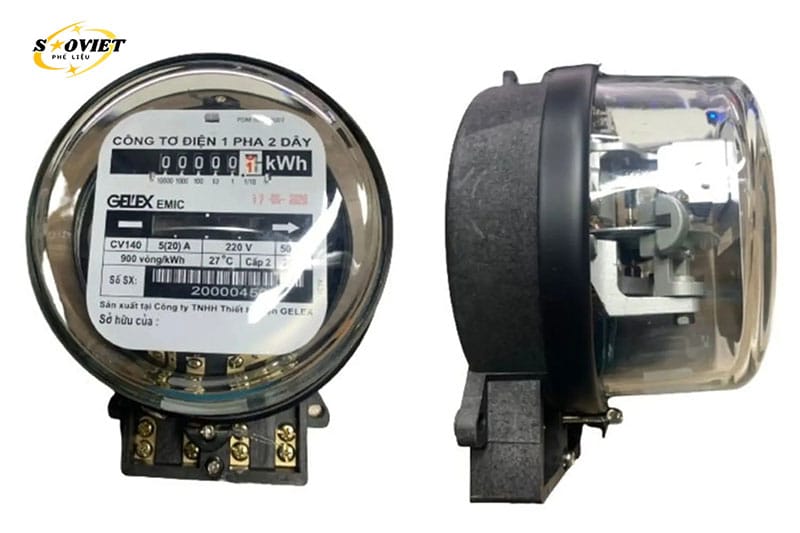 Công tơ điện bị cháy hỏng đơn vị đều thu mua