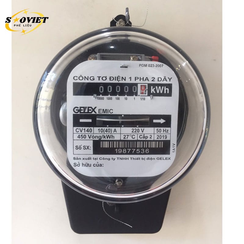 Giá mua công tơ điện 1 pha không quá cao
