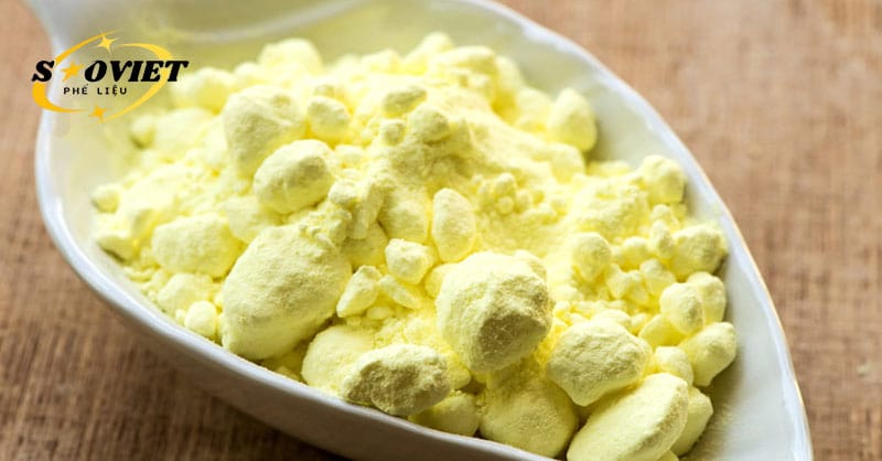 Kim loại phản ứng tốt với lưu huỳnh