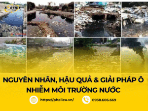 Ô nhiễm môi trường nước ngày càng nặng nề