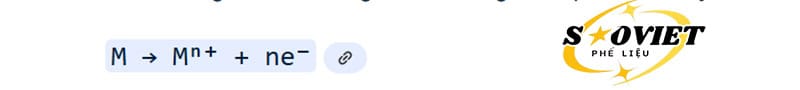 Phương trình tính khử của kim loại