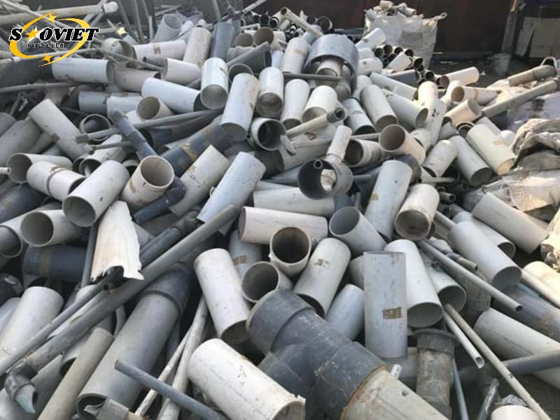 hạt nhựa pvc tái sinh từ phế liệu ống nước