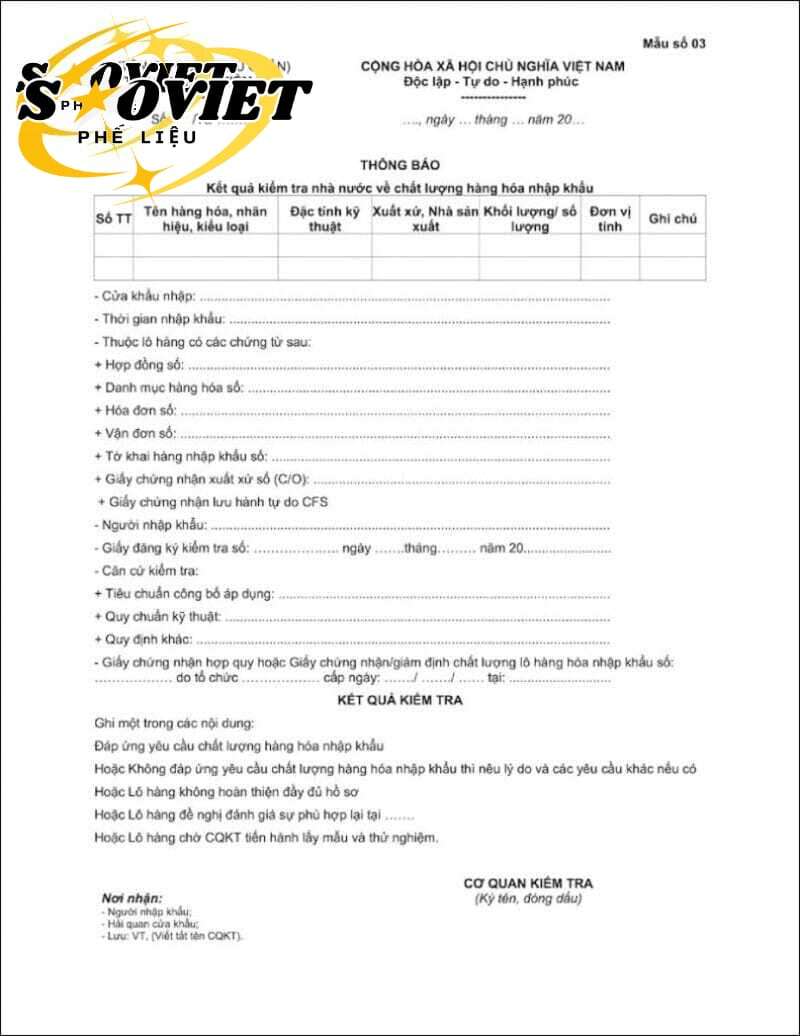 Giấy phép nhập khẩu nhựa phế liệu