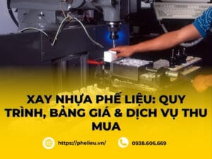 Mãy xay nhựa phế liệu giúp quá trình tái chế hiệu quả và chất lượng hơn