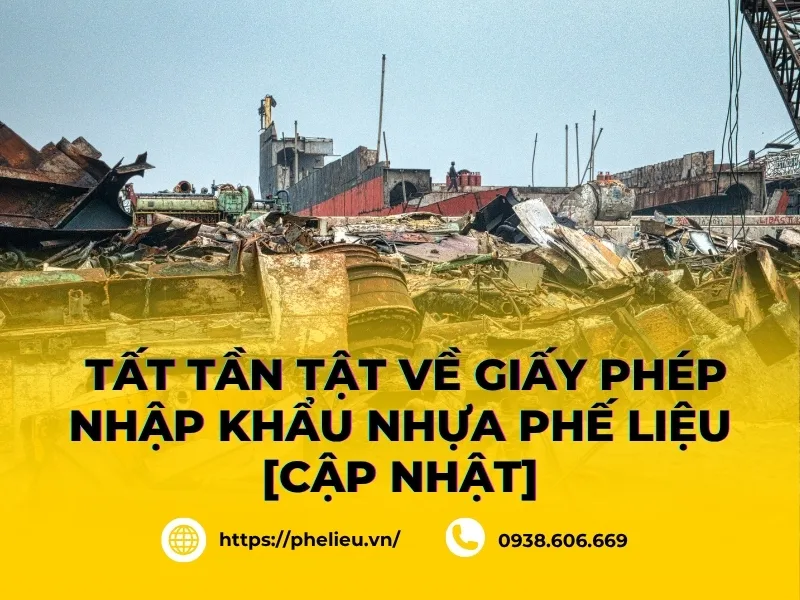 Hình ảnh mô tả Giấy phép môi trường tích hợp nội dung nhập khẩu nhựa phế liệu, thể hiện các thủ tục và điều kiện pháp lý mới nhất tại Việt Nam.