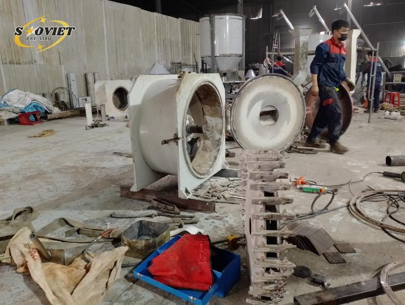 Đánh giá thực tế độ ồn, độ rung lắc khung bệ khi vận hành thử tải