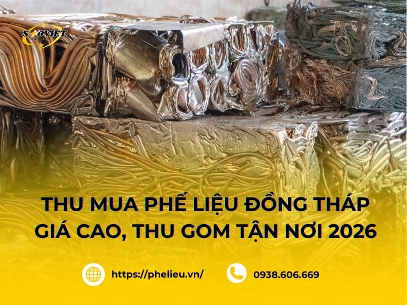 Thu Mua Phế Liệu Đồng Tháp Đa Dạng, Giá Cao Xe Chở Tận Nơi