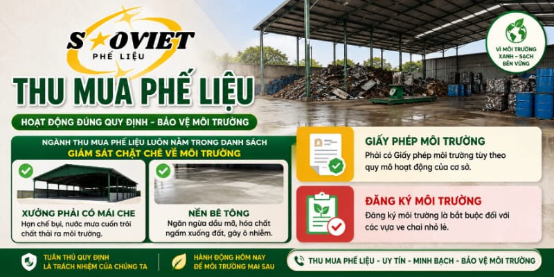 Giấy phép bảo vệ môi trường là bắt buộc
